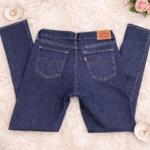 Levi's Women's Dark Blue Straight Leg Jeans